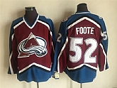 Avalanche 52 Adam Foote Red CCM Throwback Jersey,baseball caps,new era cap wholesale,wholesale hats